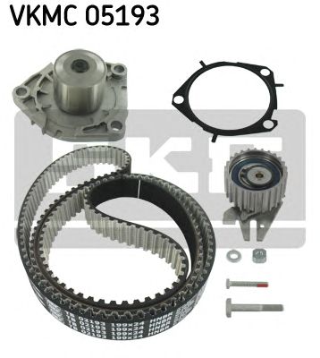 VKMC 05193 SKF - Насос охолоджуючої рідини + комплект зубчатого ремня1